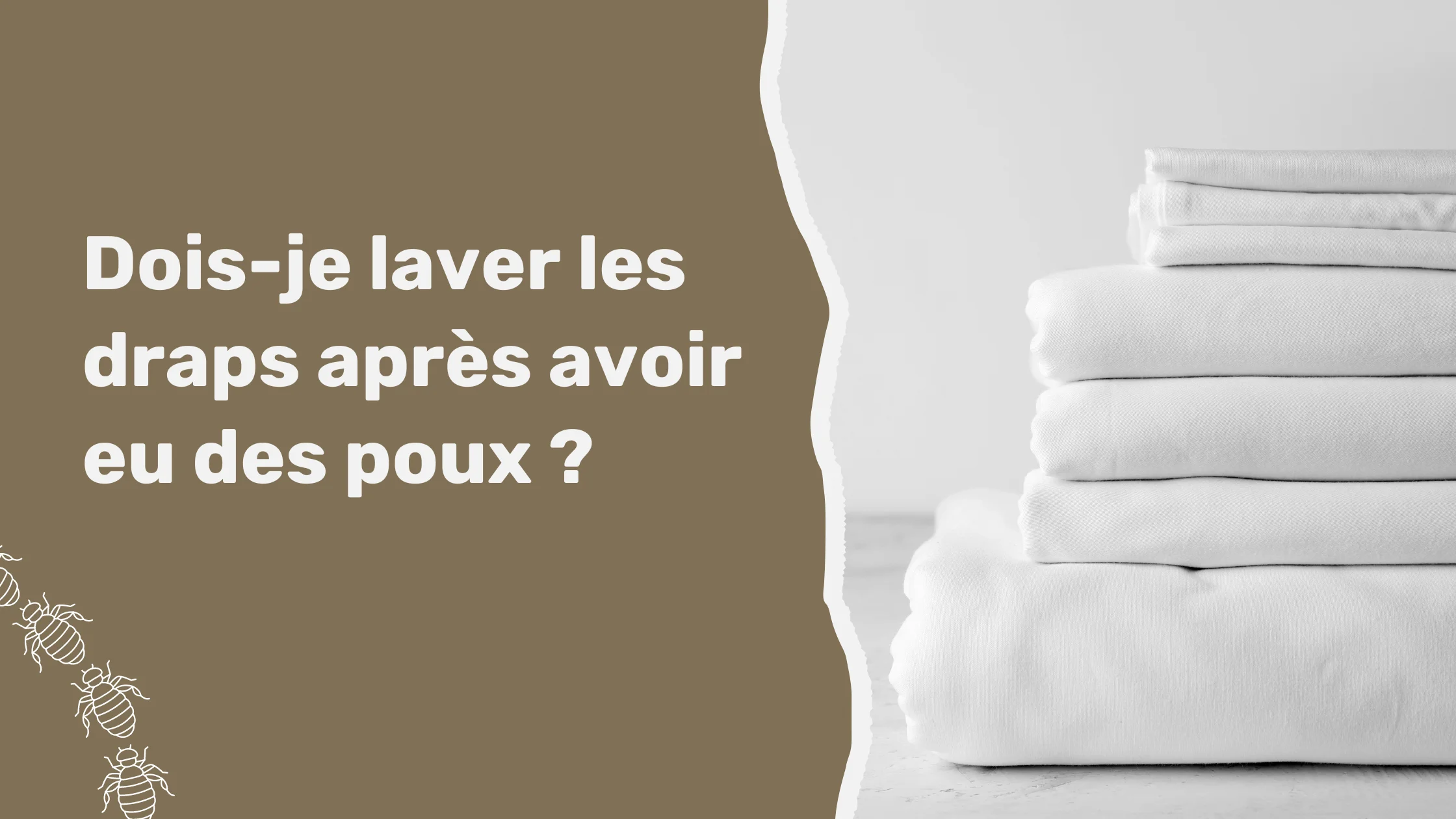 Dois-je laver les draps après avoir eu des poux ?